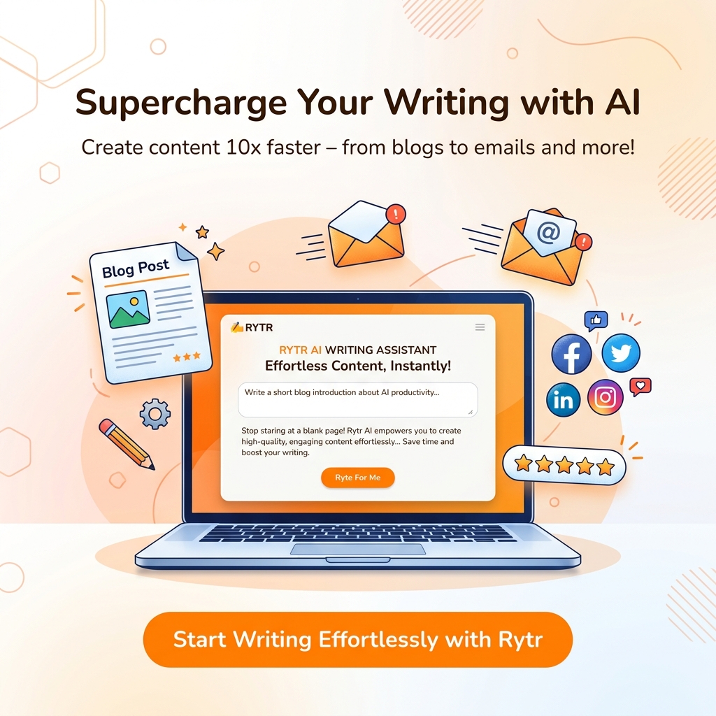 Start writing with Rytr AI today