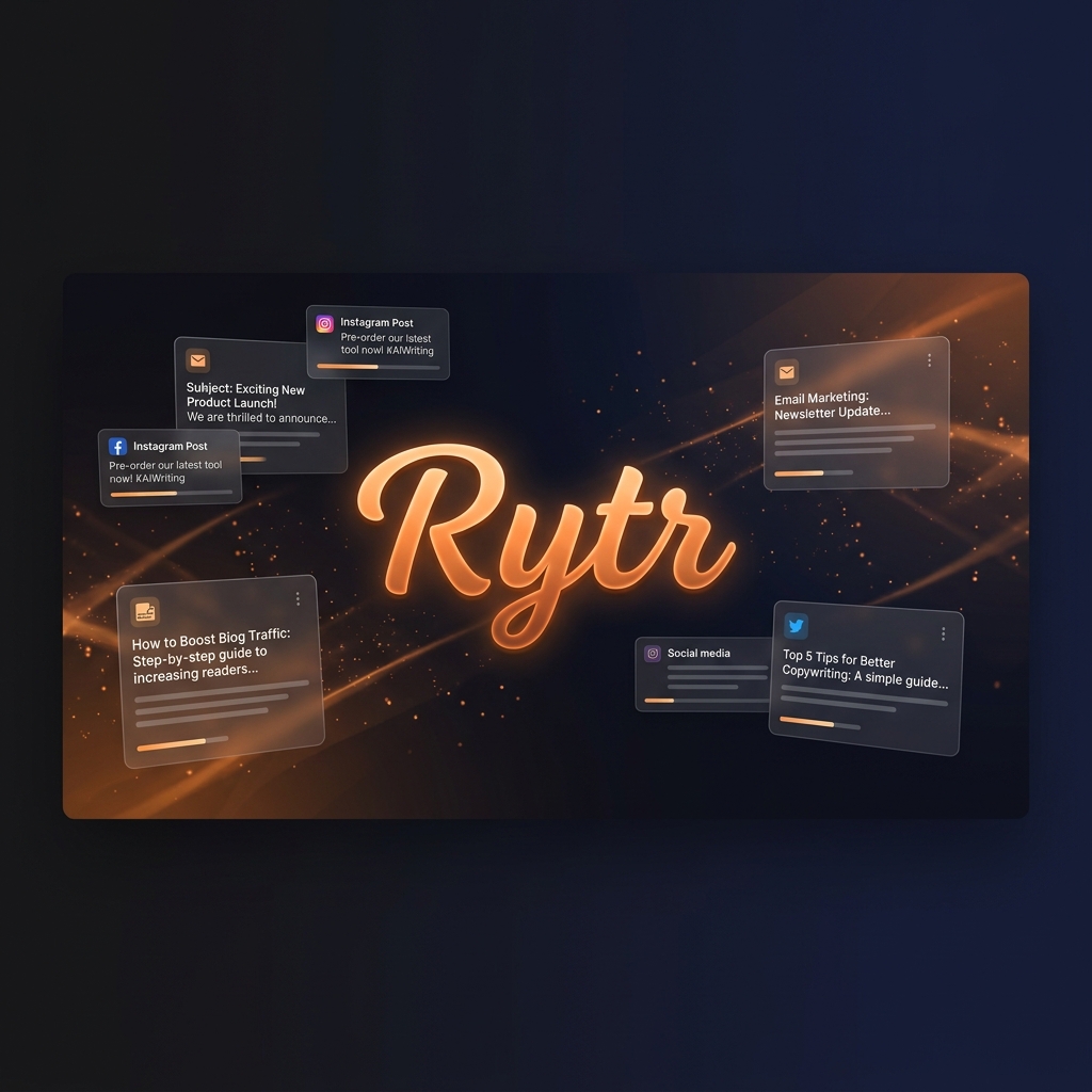 Rytr AI writing assistant interface preview